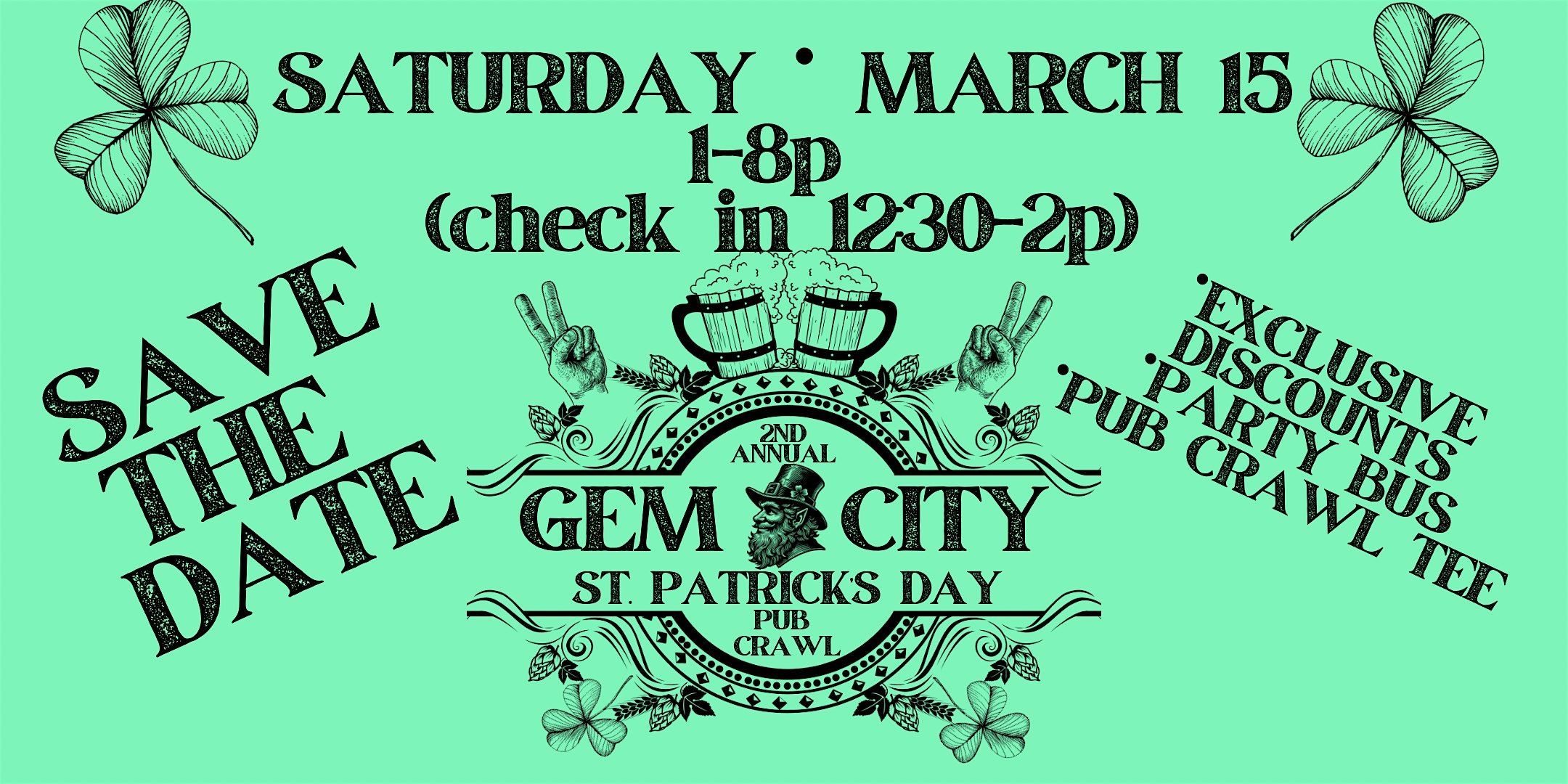 Gem City St. Patrick’s Day Pub Crawl – Toronto, OH