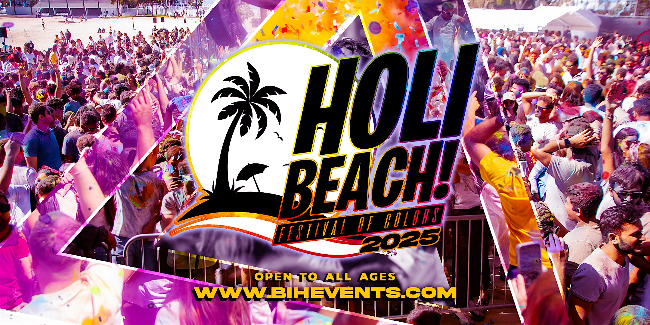 Holi Beach Festival 2025 : LA’s Biggest Festival of Color March 15th – Redondo Beach, CA