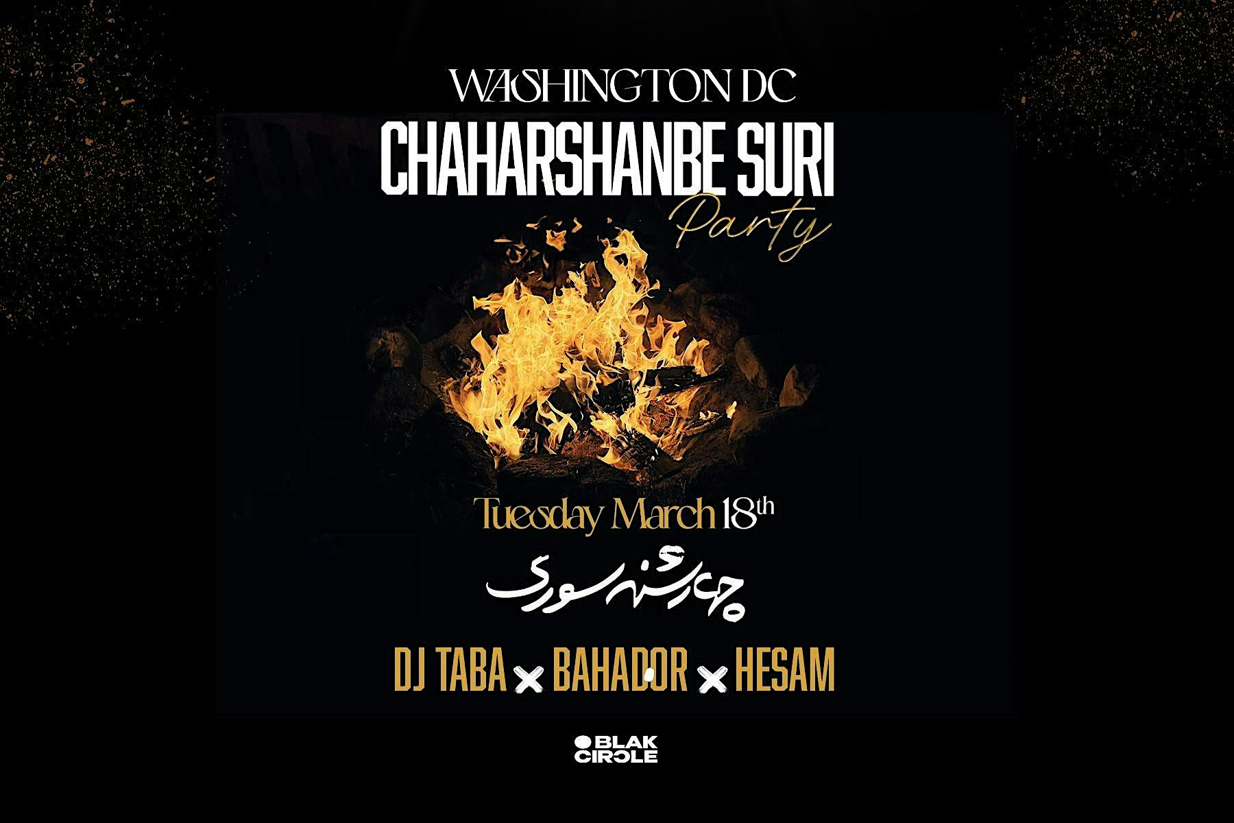 Annual 4Shanbe Soori Festival with Dj Taba – DJ Bahador and Hesam – McLean, VA