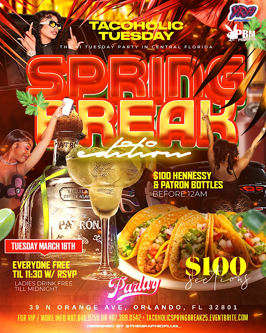 TACO TUESDAY SPRING BREAK EDITION at Parlay Orlando – Orlando, FL