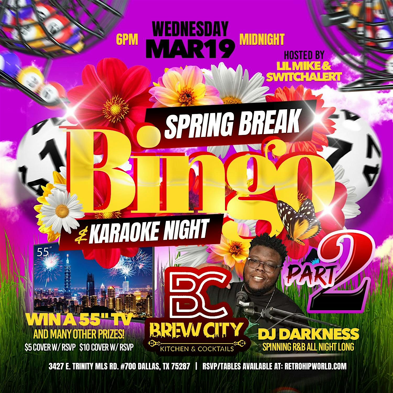 [SPRING BREAK PART 2] WEDNESDAY R&B BINGO + KARAOKE NIGHT @ Brew City at Brew City Kitchen & Cocktail – Dallas, TX