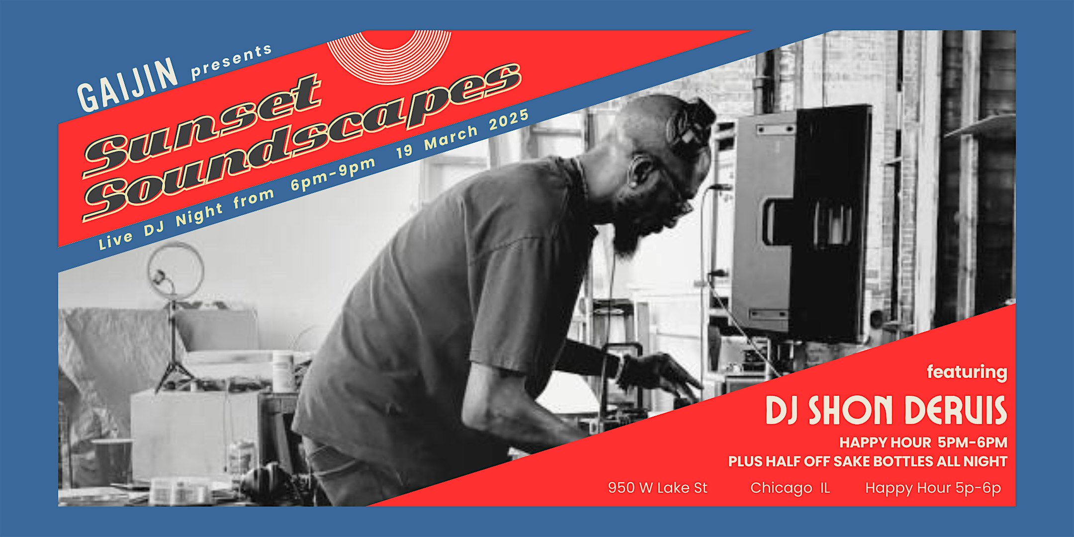 Sunset Soundscapes: Monthly DJ Night at Gaijin – Chicago, IL