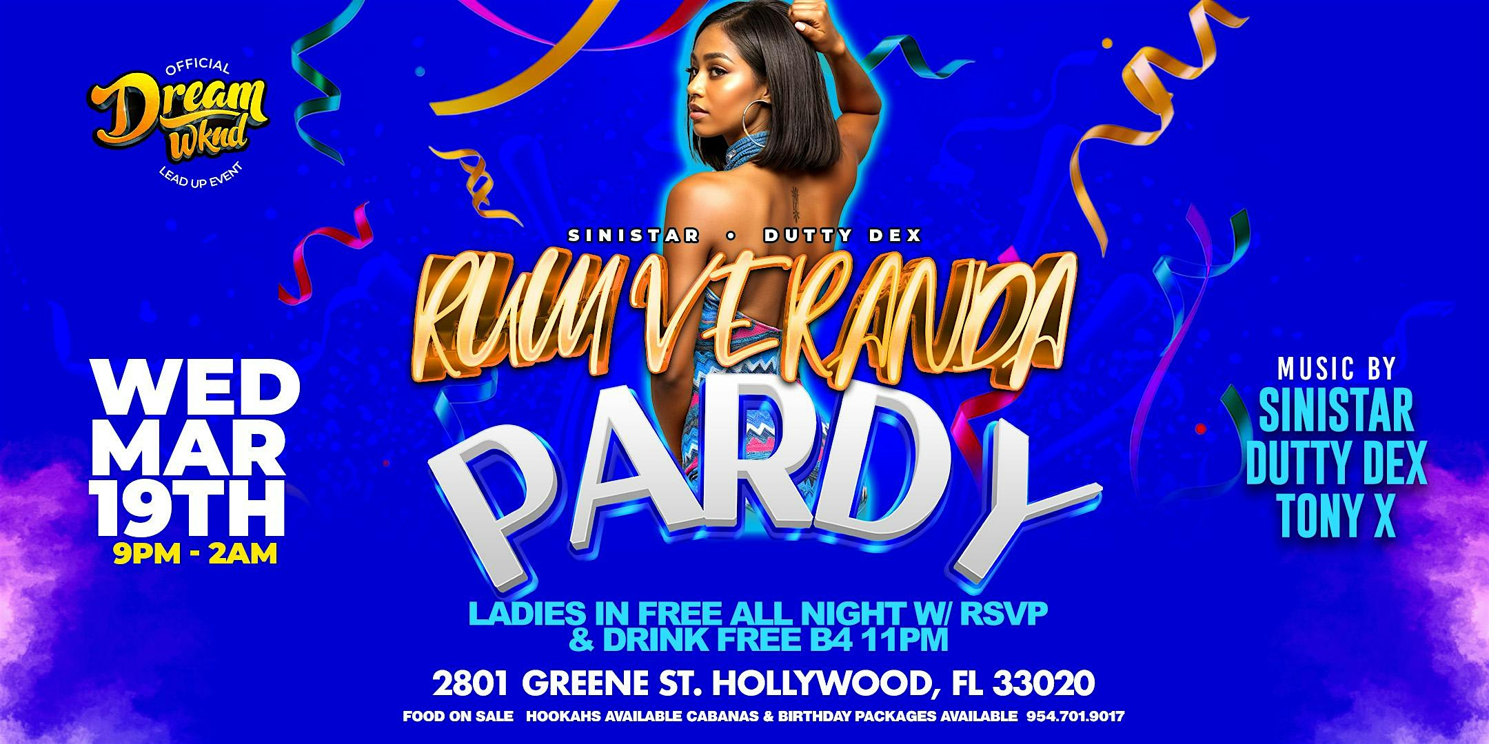 Rum Veranda – PARDY at Club Vault – Hollywood, FL