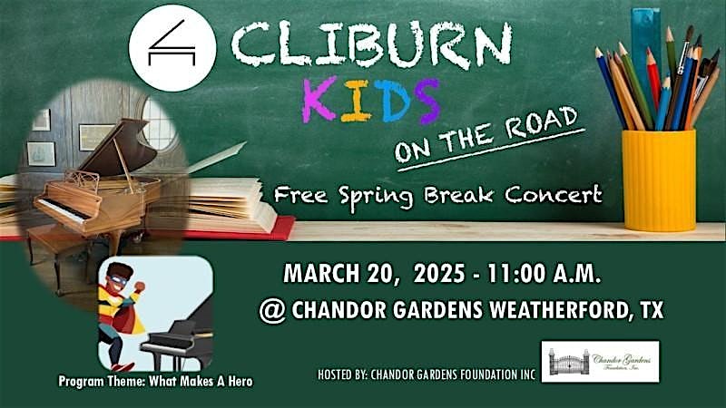 Cliburn Kids on the Road at Chandor Gardens at Chandor Gardens – Weatherford, TX