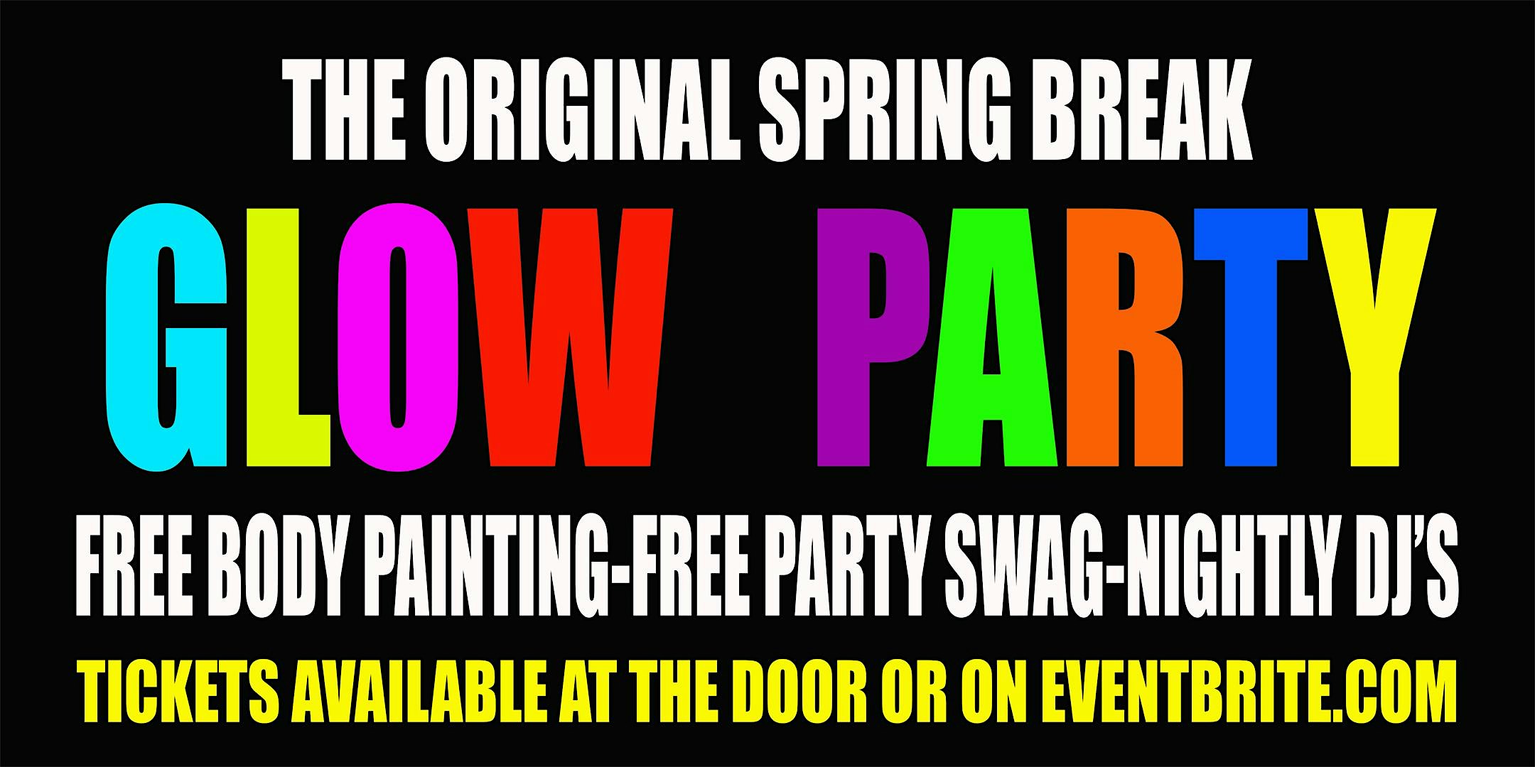 THE ORIGINAL SPRING BREAK GLOW PARTY at Splash Bar Florida – Panama City Beach, FL