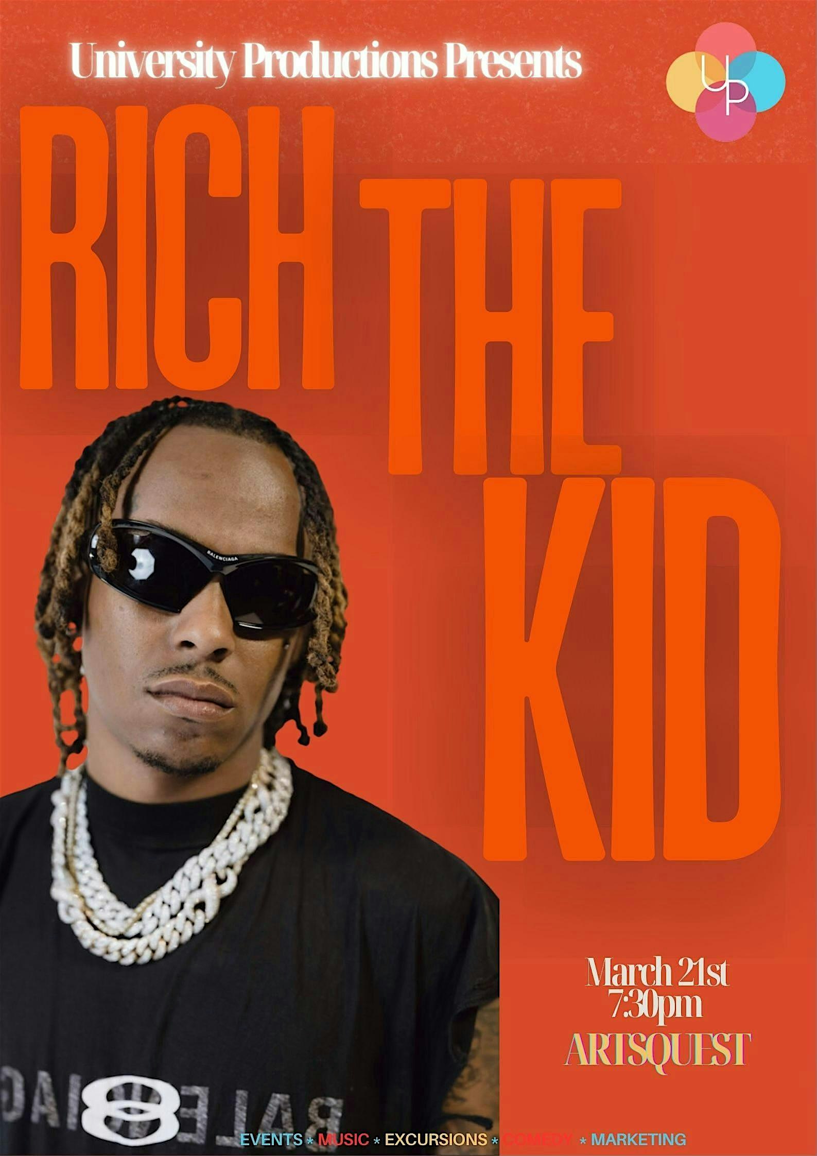 Lehigh University Rich The Kid Concert at ArtsQuest Center at SteelStacks – Bethlehem, PA