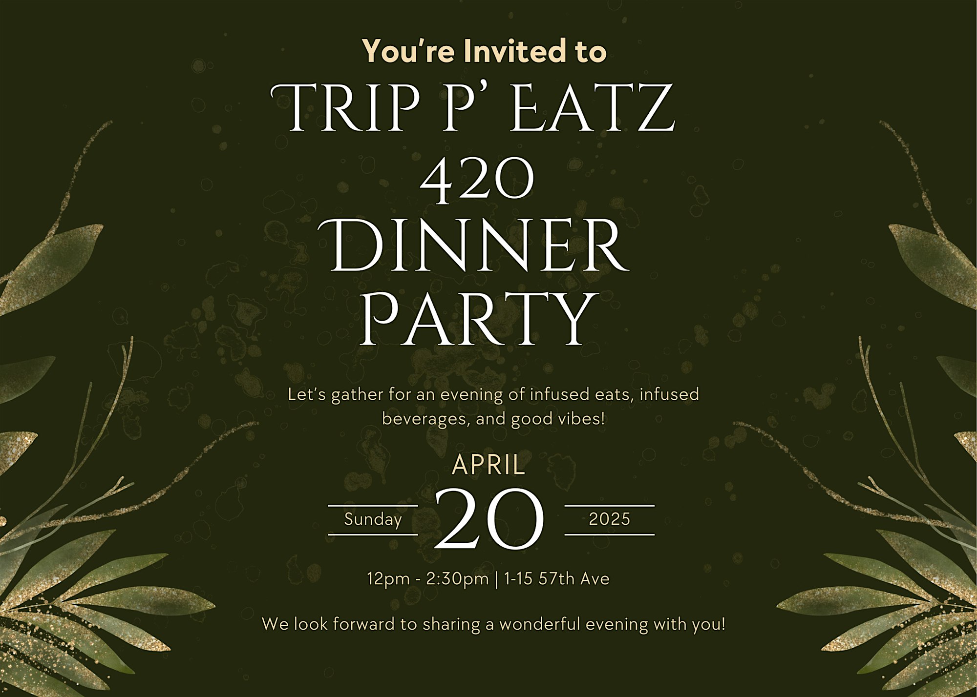 Trip P’ Eatz 420 Dining Experience at 1-15 57th Ave – Queens, NY