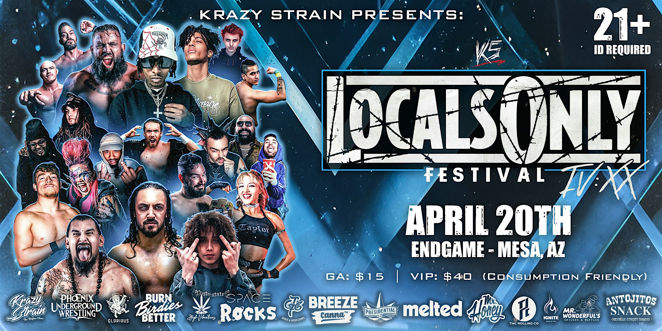 LOCALS ONLY FESTIVAL – 4/20 at Endgame Bar – Mesa, AZ