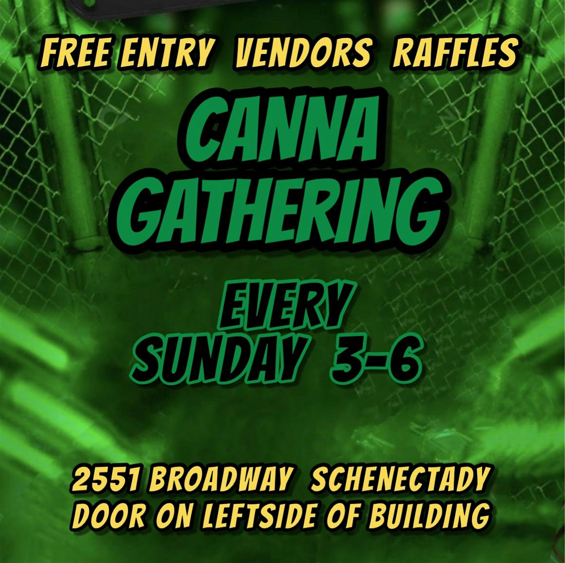 Canna gathering at 2551 Broadway – Schenectady, NY