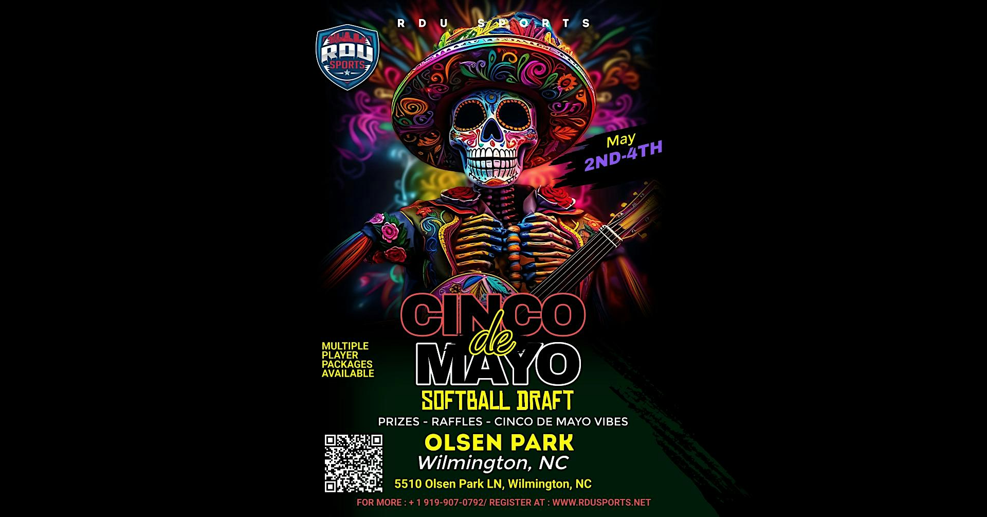 RDU Sports Cinco De Mayo Softball Draft at Olsen Park – Wilmington, NC