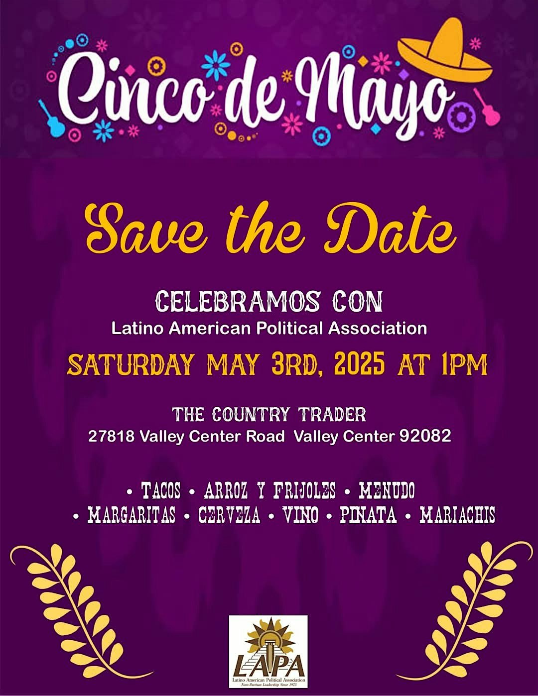 Lincoln Club and LAPA Cinco de Mayo Celebration at The Country Trader – Valley Center, CA