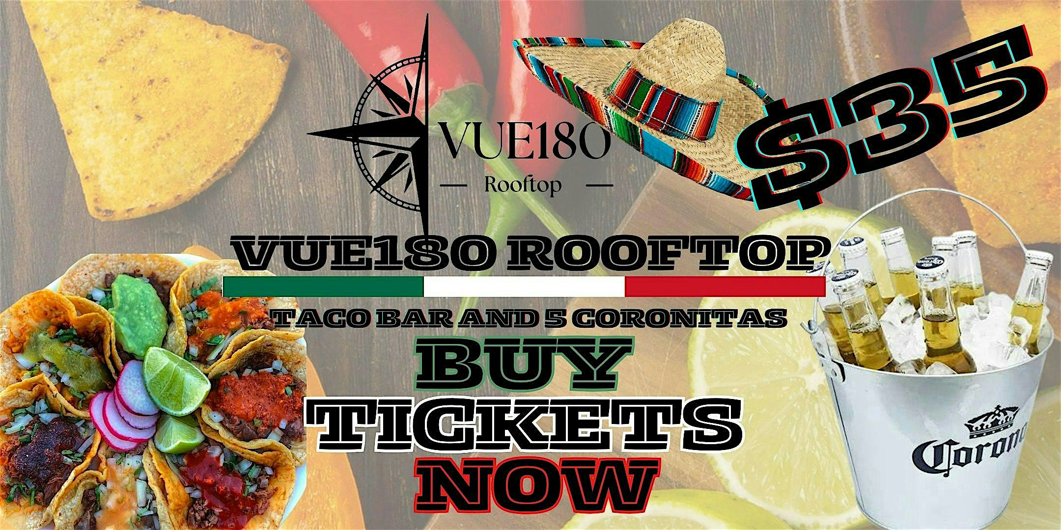 CINCO DE MAYO at Vue 180 Rooftop Bar & Lounge, 8th Avenue, New York, NY, USA – New York, NY