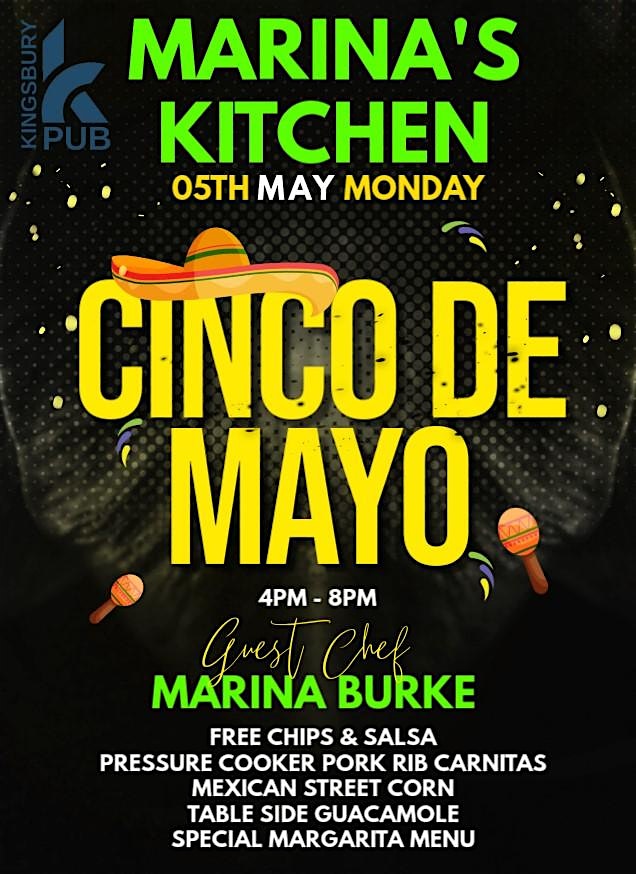 CINCO DE MAYO – LIVE LATIN MUSIC at Kingsbury Pub – Kingston, MA