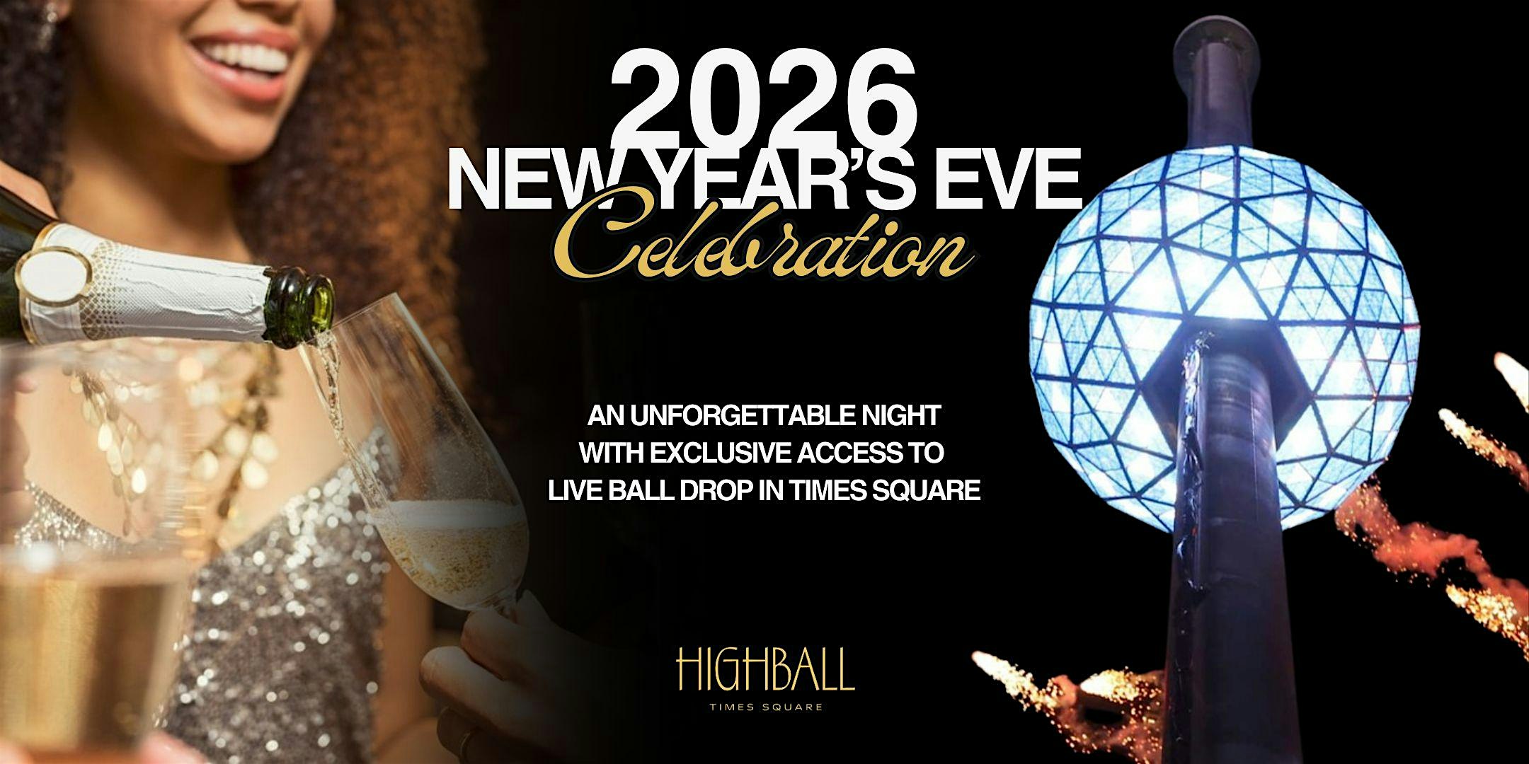 2026 New Year’s VIP Celebration at Highball: Tempo By Hilton Times Square at Highball Times Square, Broadway, New York, NY, USA – New York, NY