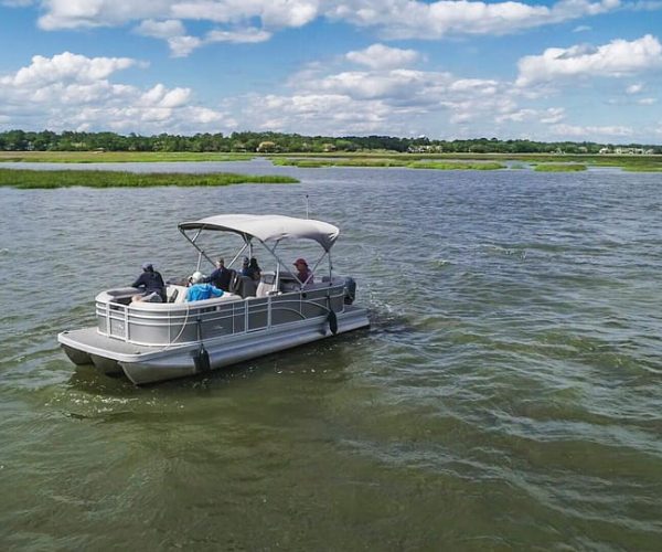 4 Hour 22 ft. Luxury Pontoon Private Hilton Head Boat Rental – Hilton Head Island, South Carolina