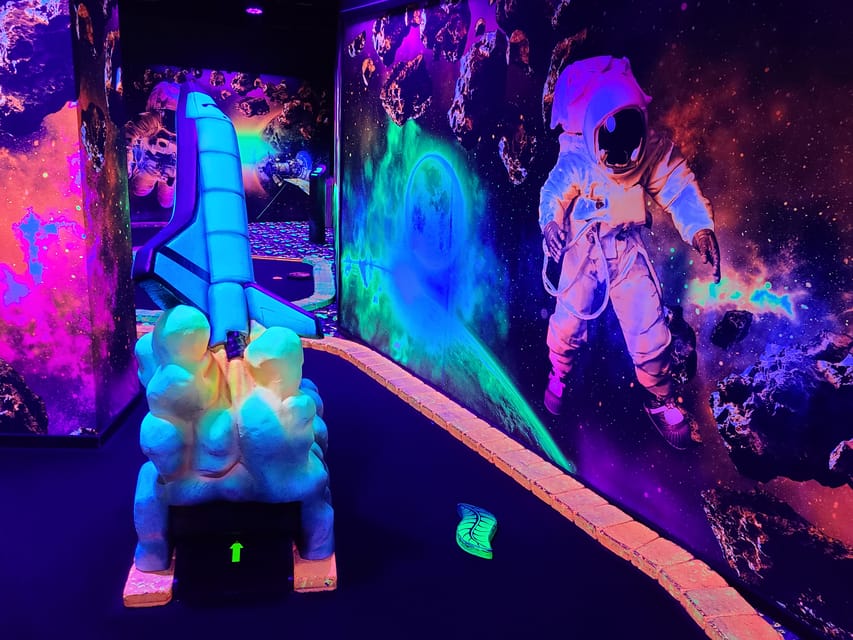 American Dream: Blacklight Mini Golf Entry Ticket – East Rutherford, New Jersey