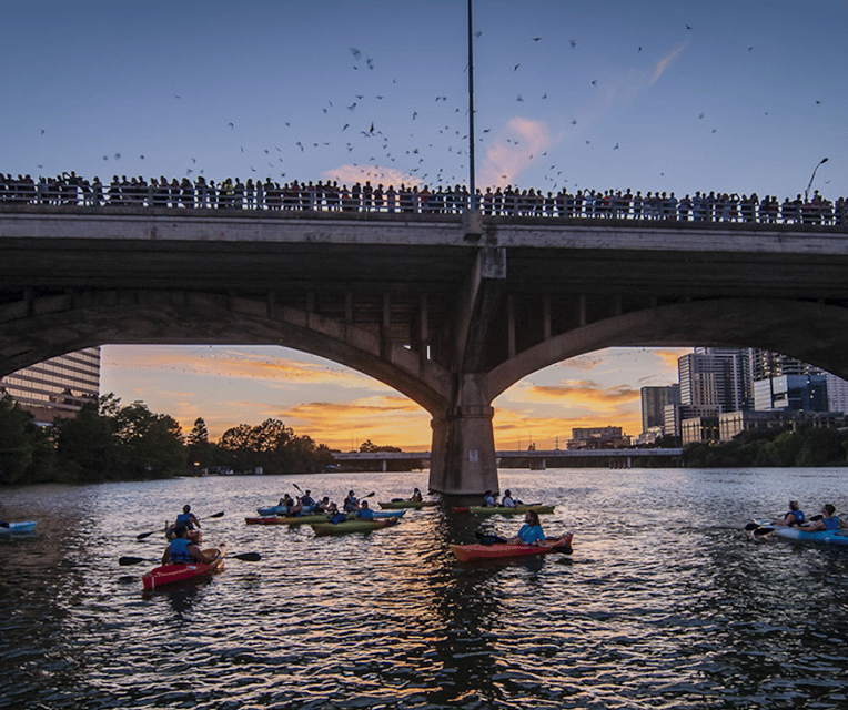 Austin: Congress Avenue Sunset Bat Kayaking Tour – Austin, Texas