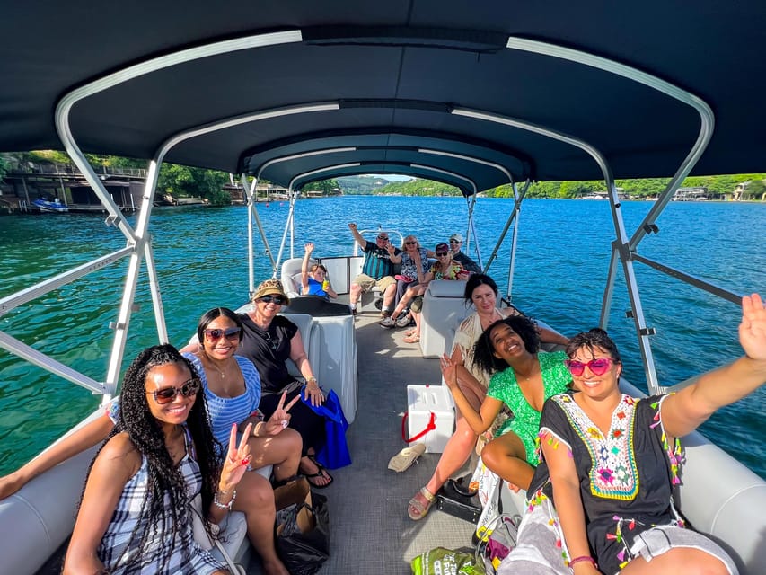 Austin: Lake Austin Guided Boat Tour with Full Sun Shading – Austin, Texas