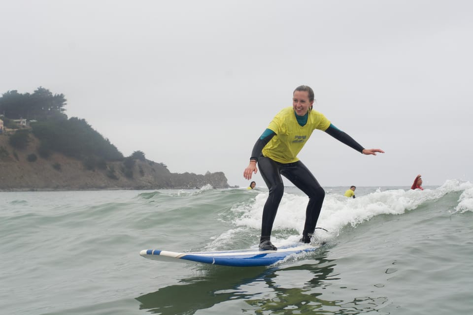 Beginner Surfing Lesson – Pacifica or Santa Cruz – California, California