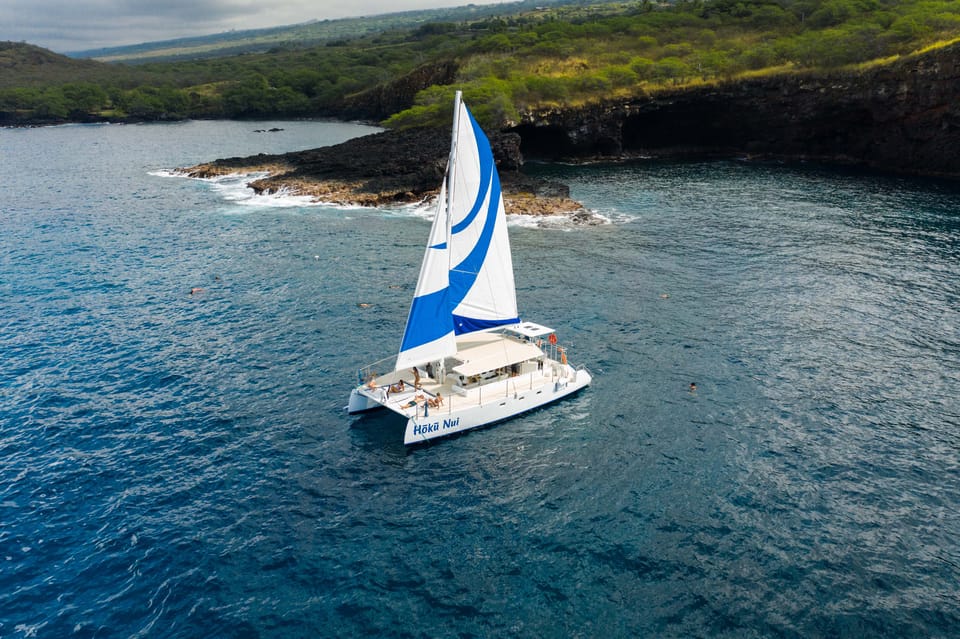 Big Island: Morning Snorkel Sail to Captain Cook’s Monument – Honaunau-Napoopoo, Hawaii