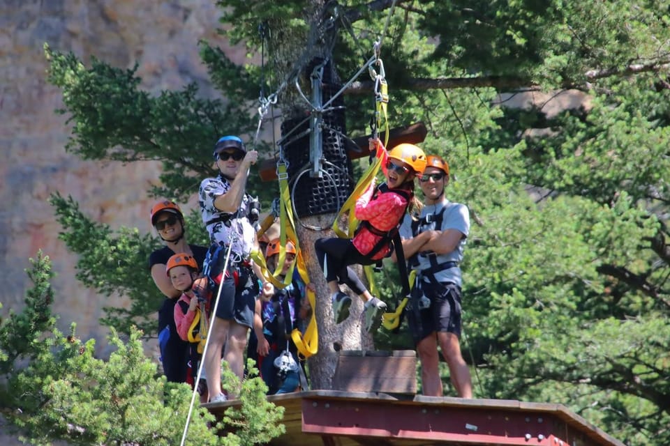 Big Sky: Classic Guided Zipline Tour (1-2 Hours) – Gallatin River, Montana