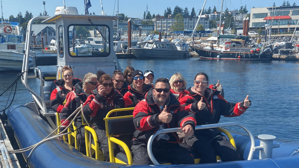 Campbell River: Whale Watching Zodiac Boat Tour with Lunch – Discovery Passage, British Columbia, Canada