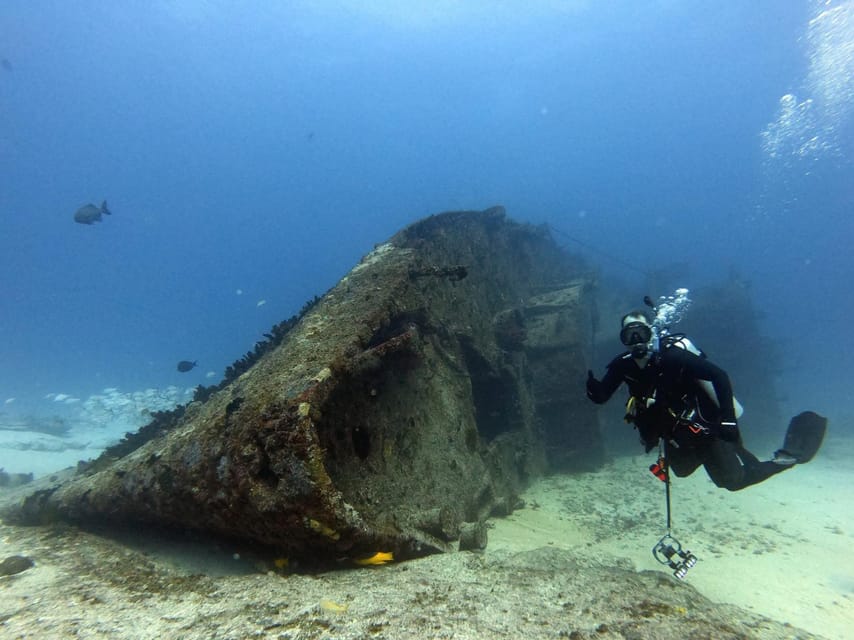 Cancun 2 Dives Shipwreck C55 or C58 & Reef -Certified Divers – Cancun’s National Park, Mexico