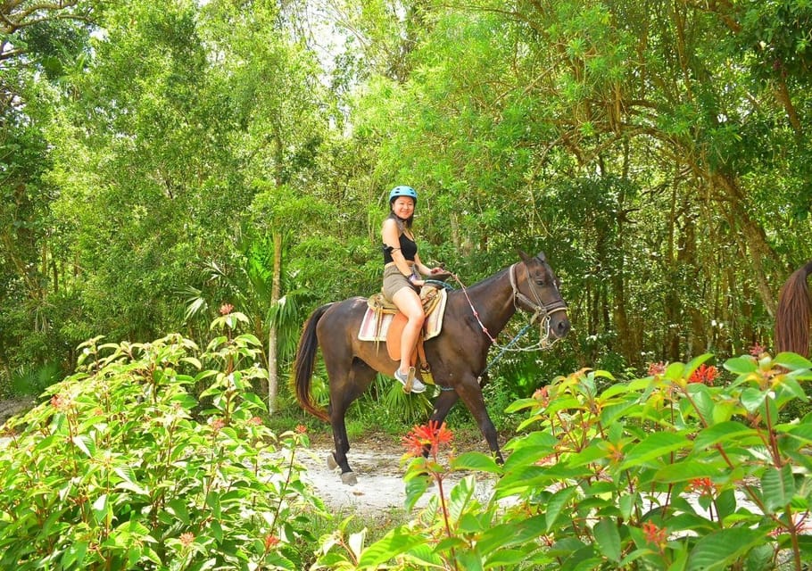 Cancun: Amazing Horseback Riding Tour, Cenote, Zipline & ATV – Ruta de los Cenotes, Mexico