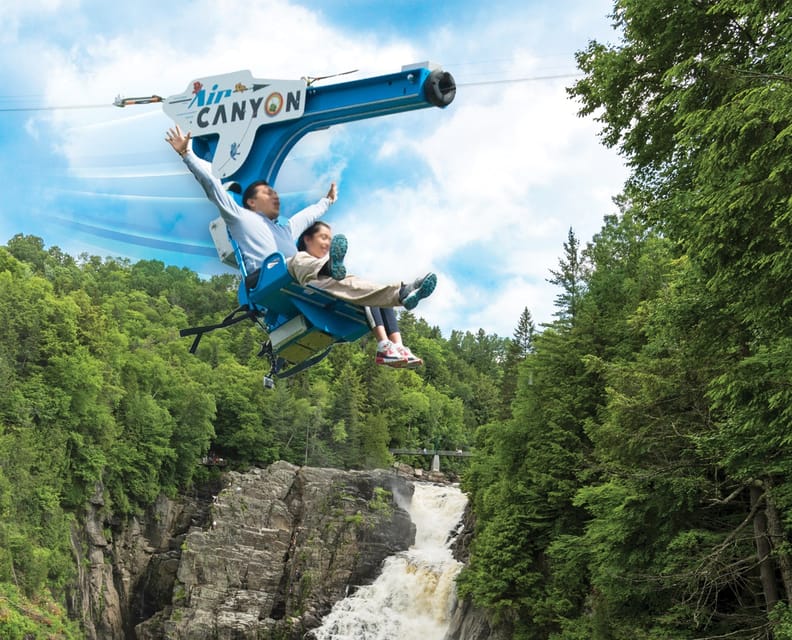 Canyon Sainte-Anne: AirCANYON Ride and Park Entry – Beaupré, Canada