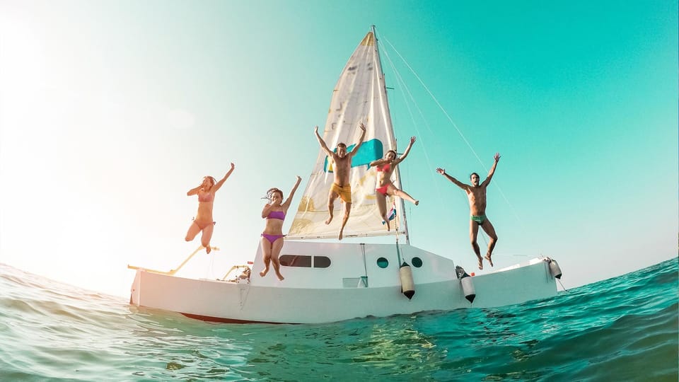 Catamaran to isla mujeres open bar FF – Playa Norte, Isla Mujeres, Mexico