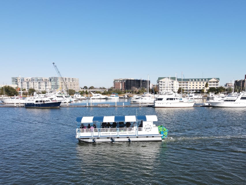 Charleston: Harbor Bar Pedal Boat Party Cruise – Charleston, South Carolina