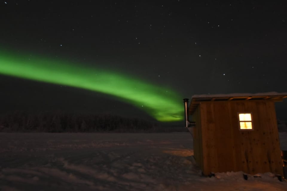 Chena Lake: Aurora Borealis Viewing & Ice Fishing Adventure – Fairbanks, Alaska