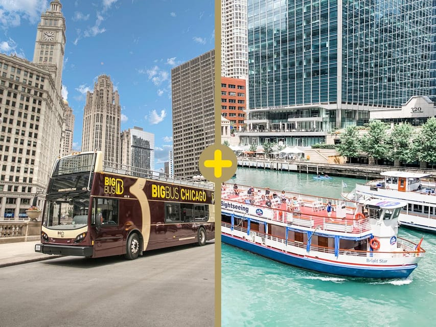 Chicago: Architecture River Cruise & Hop-on Hop-off Bus Tour – Chicago, Illinois