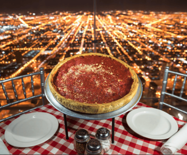 Chicago: Skydeck Ticket and Deep Dish Pizza Dinner – Chicago, Illinois