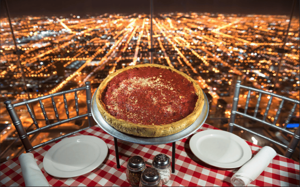 Chicago: Skydeck Ticket and Deep Dish Pizza Dinner – Chicago, Illinois