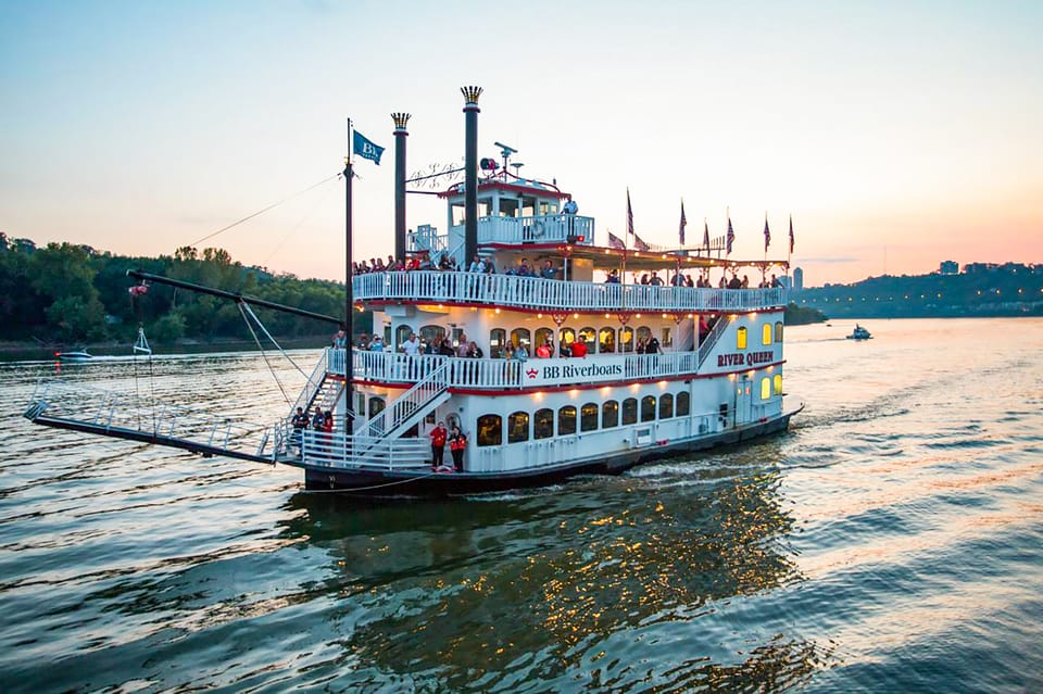 Cincinnati: Sunset Sightseeing Cruise on the Ohio River – Ohio River, Kentucky