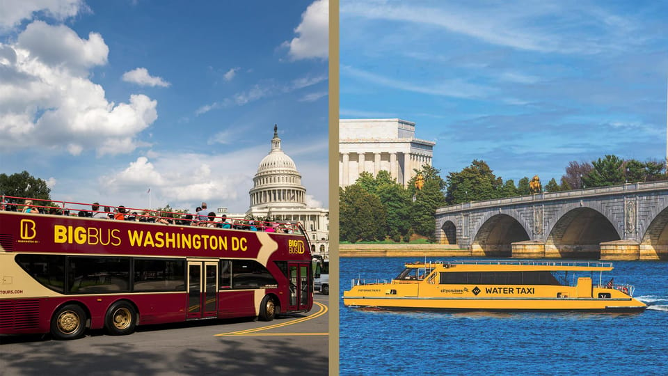 D.C: 3-Day Hop-On, Hop-Off Bus Tour & Sunset Tour – Washington DC