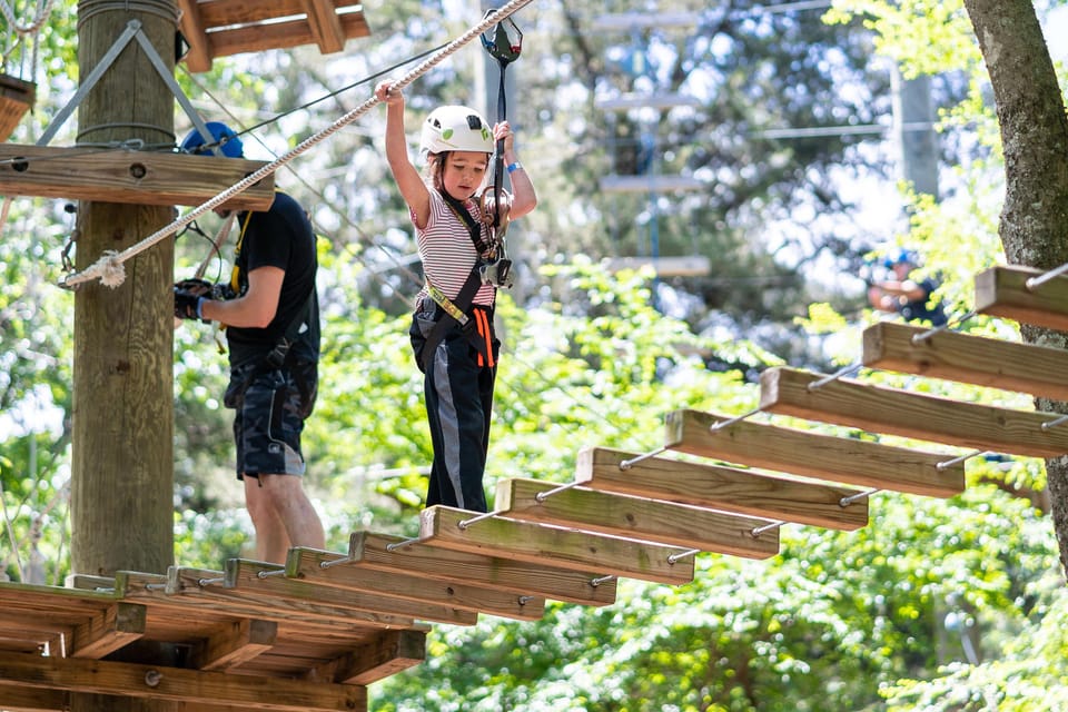 Dallas: Aerial Adventure Course Park Pass – Dallas, Texas