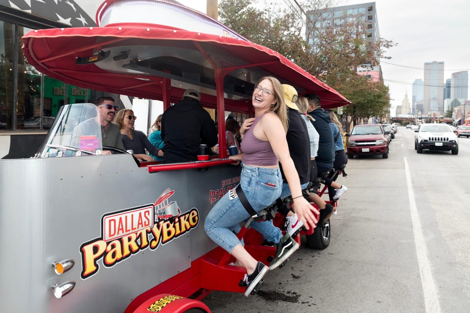 Dallas Party Bike Private Group Rental in Deep Ellum – Dallas, Texas