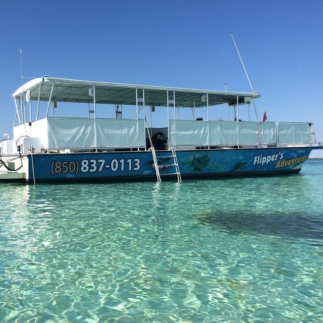 Destin: Crab Island Catamaran Tour with Dolphin Watching – Destin, Florida