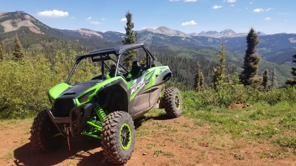 Durango: 2-Seat KRX Kawasaki Teryx 1000 Rental – San Juan National Forest, Colorado