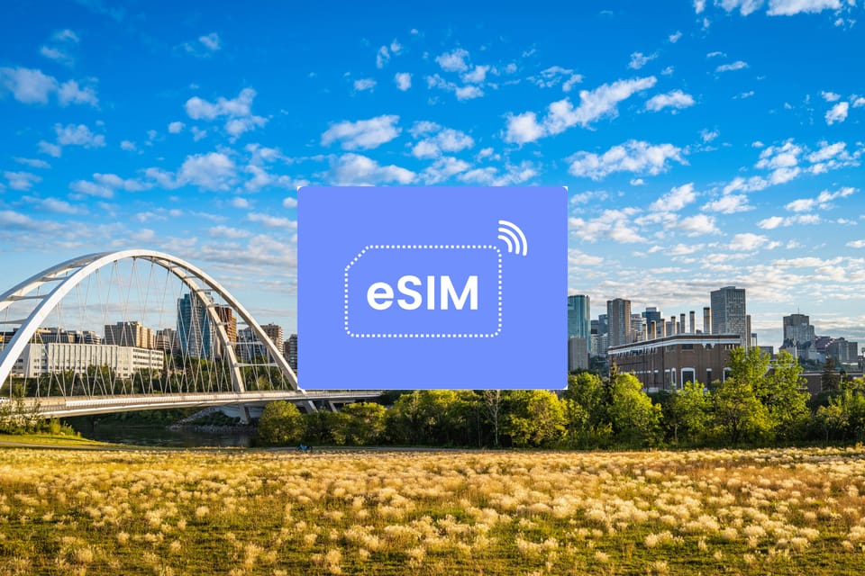 Edmonton: Canada eSIM Roaming Mobile Data Plan – Edmonton, Canada