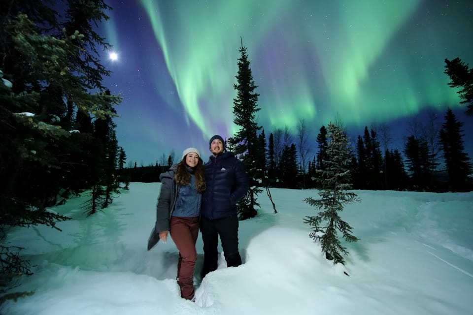 Fairbanks: Northern Lights Adventure with Photos & HOT PIZZA – Fairbanks, Alaska