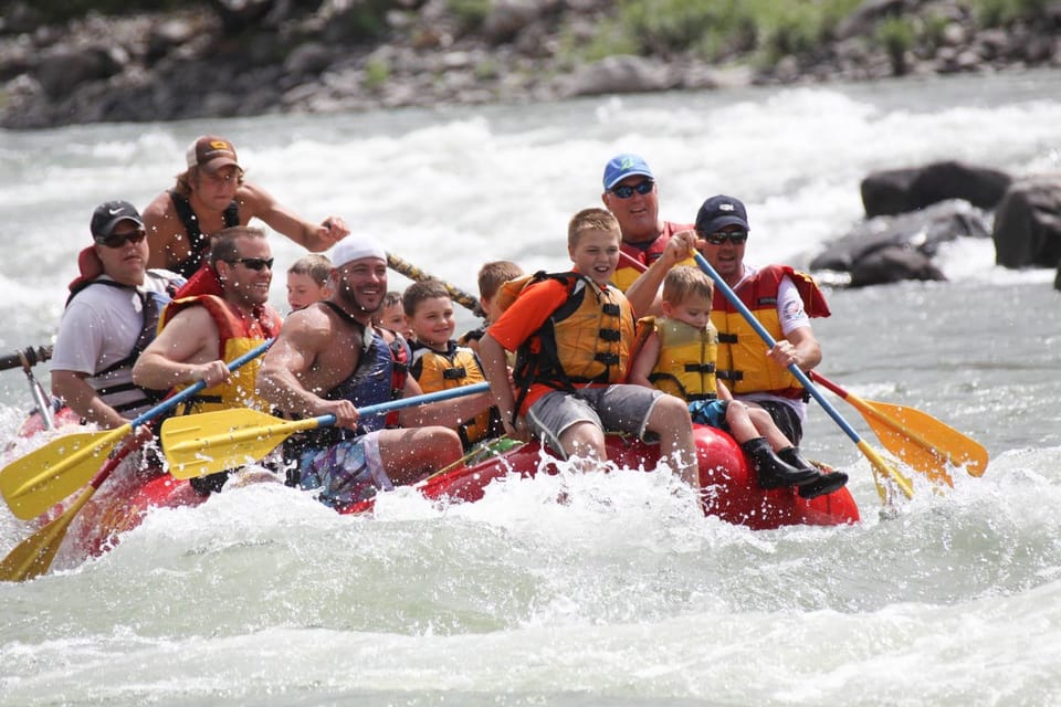 From Gardiner: Yellowstone River Whitewater Rafting & Lunch – Yellowstone River, Missouri