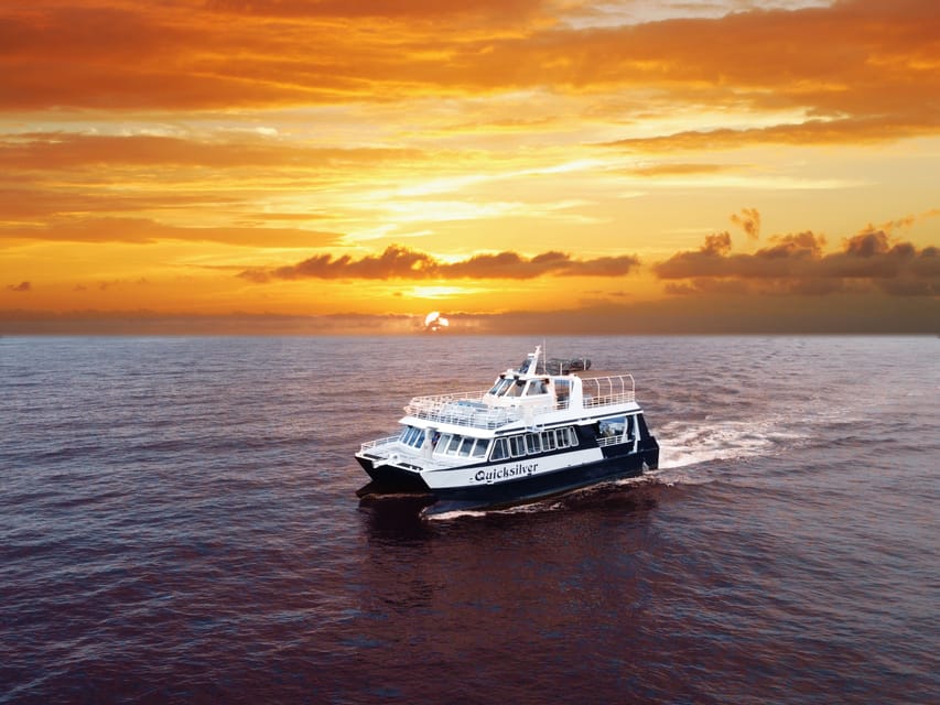 From Ma’alaea: Sunset Dinner Cruise Aboard the Quicksilver – Lahaina, Hawaii