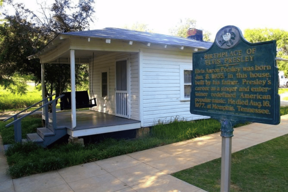 From Memphis: Elvis Presley Birthplace and Park Guided Tour – Tupelo, Mississippi