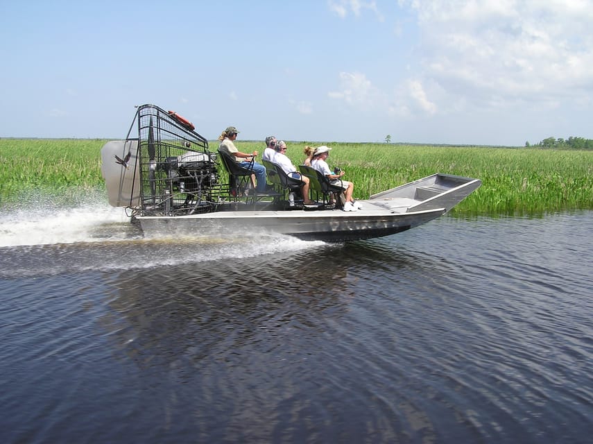 From New Orleans: Swamp Airboat, 2 Plantation Tours & Lunch – Vacherie, Louisiana