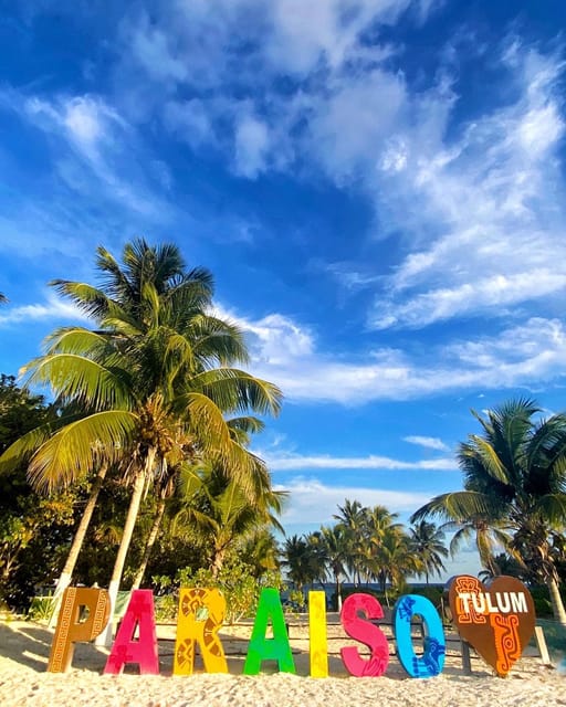 From Tulum Mayan Ruins, Playa Paraiso, and 5th Avenue Tour – Tulum, Mexico