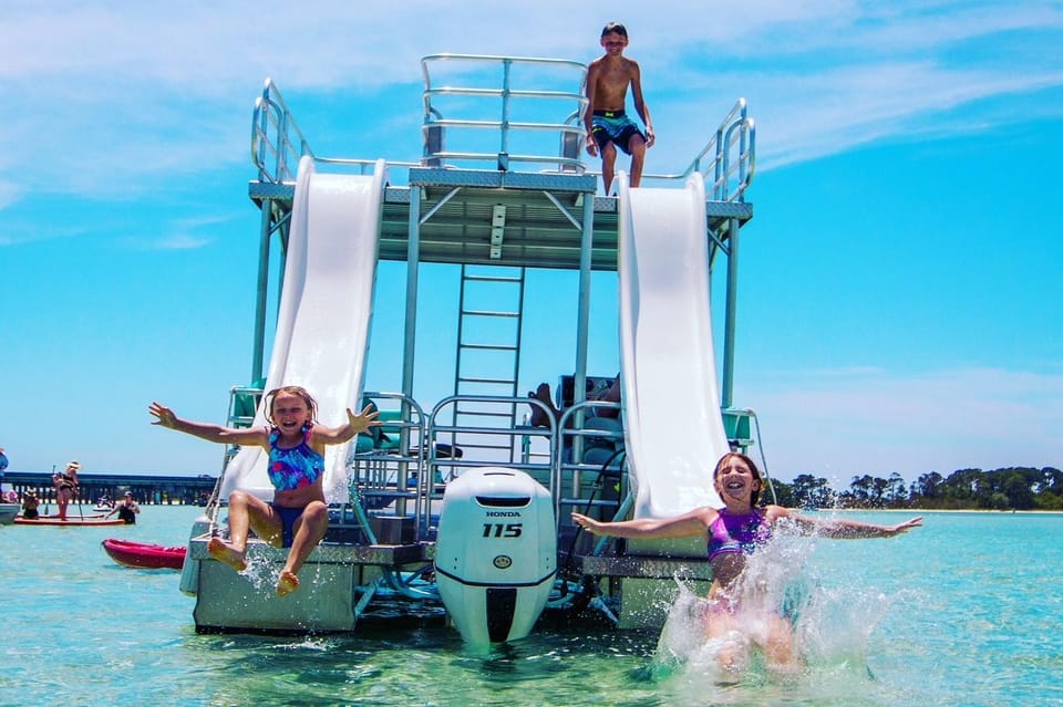 Full Day Double Decker Pontoon Boat Rental- Okaloosa Island – Destin, Florida