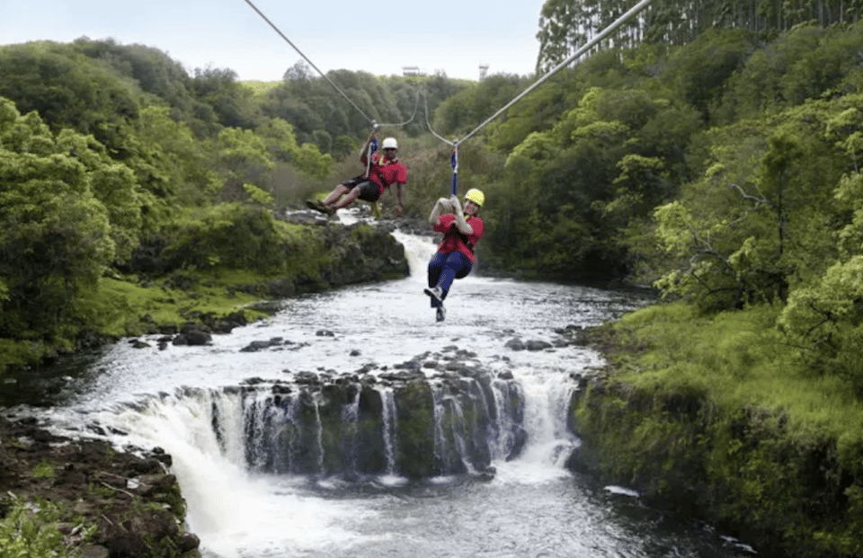 Hakalau: 9-Line Zipline Adventure with Umauma Falls View – Hawaii, Hawaii